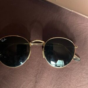 Gold round Classic Ray-bans